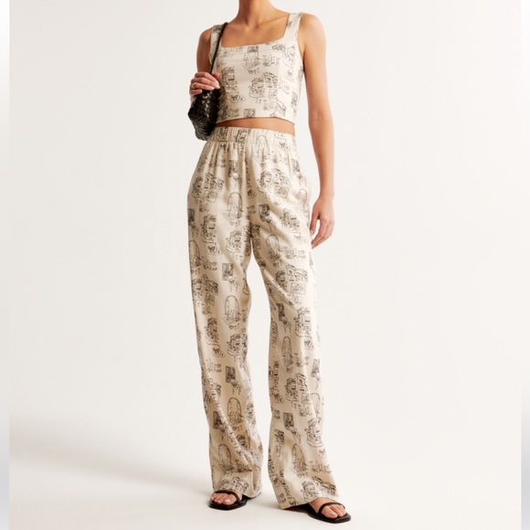 Abercrombie & Fitch Linen-Blend Pants - Picture 2 of 10